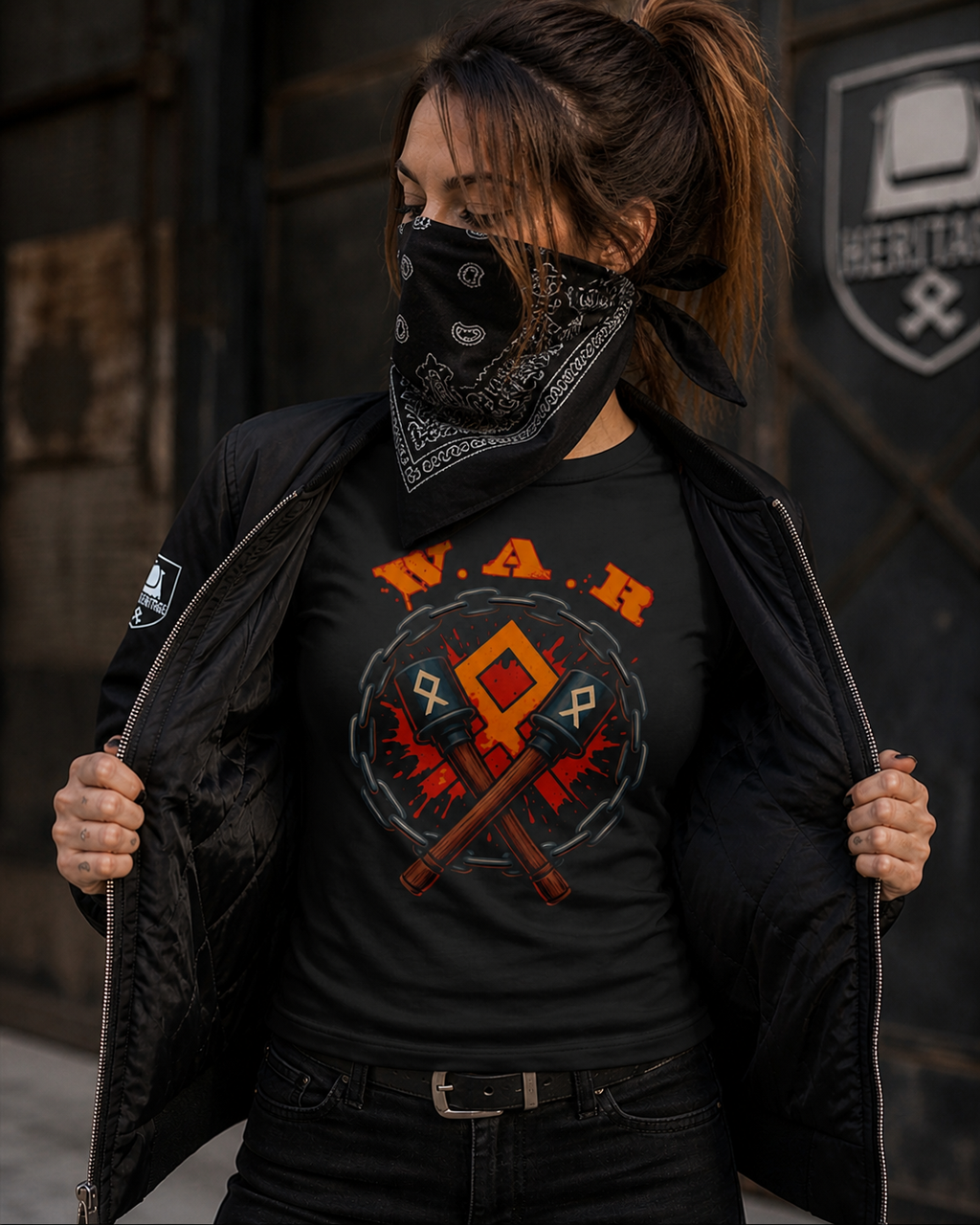 W.A.R T-shirt femme
